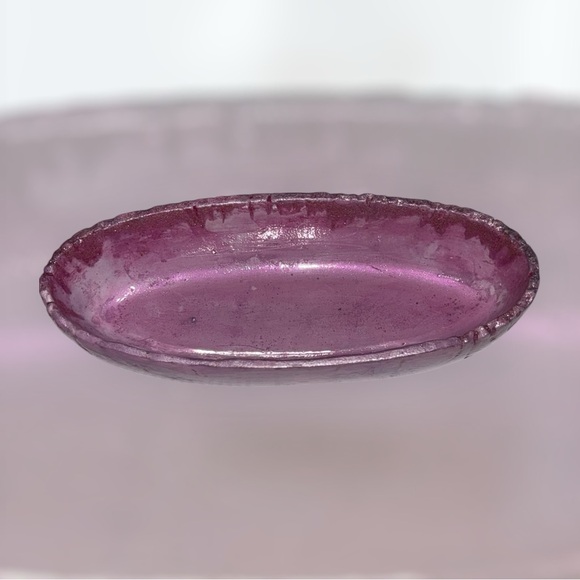Handmade Eco Resin Oval Trinket Dish | Jewelry & Vanity Decor - Picture 3 of 5